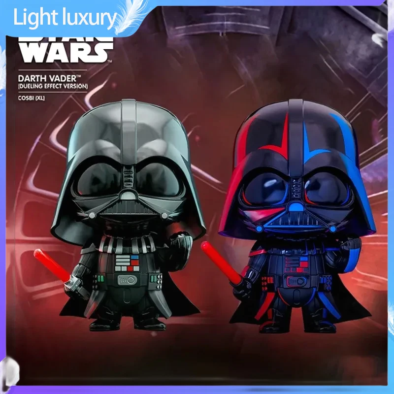 Hot Toys 35Cm Star Wars Darth Vader Darth Vader Duel Effect Edition Cosbi Doll Movie Character Model Art Q Edition