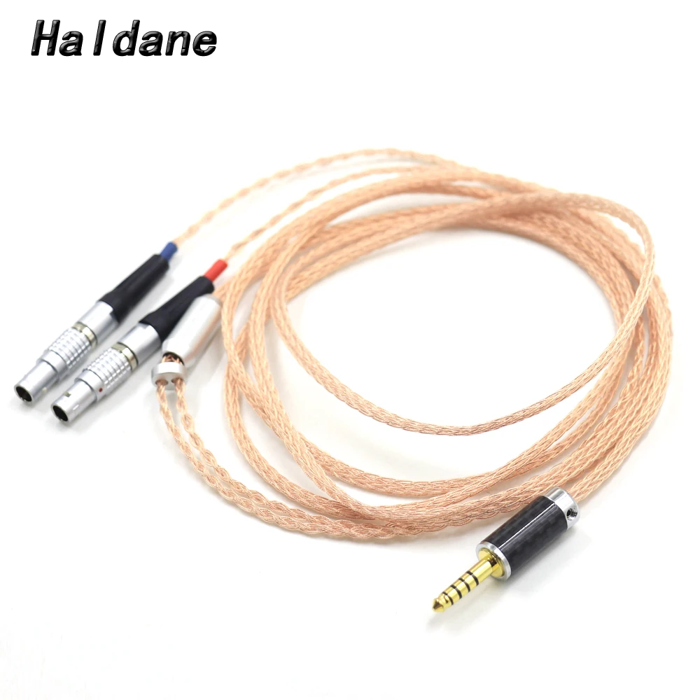 Haldane Hifi 16Core Ucdc Aggiornamento Per Cuffie In Rame Puro A Cristallo Singolo Sostituire Il Cavo Per Auricolare Sennheiser Hd700 Hd 700