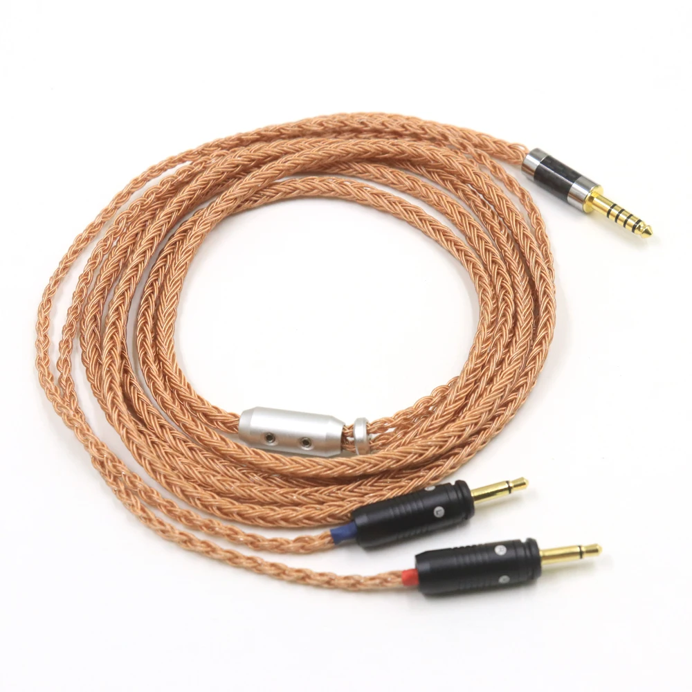 16 Core 2.5 4.4Mm/4Pin Xlr Single Crystal Copper Clear Celestee New Focal Elear Headset French Utopia Upgrade Cavo Per Cuffie