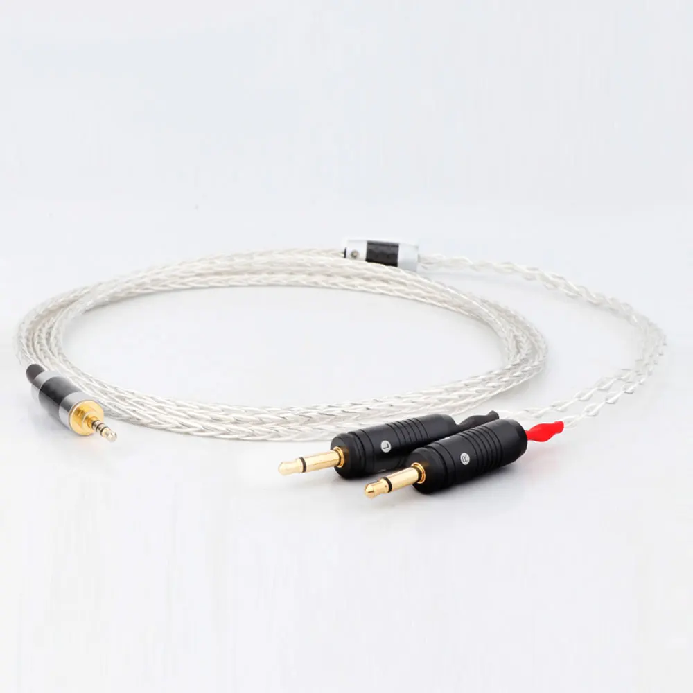 Hifi 8Core Placcato Argento 2.5 4.4 6.5Mm/4Pin Xlr Clear Celestee Per Focal Elear Headset French Utopia Upgrade Cavo Per Cuffie