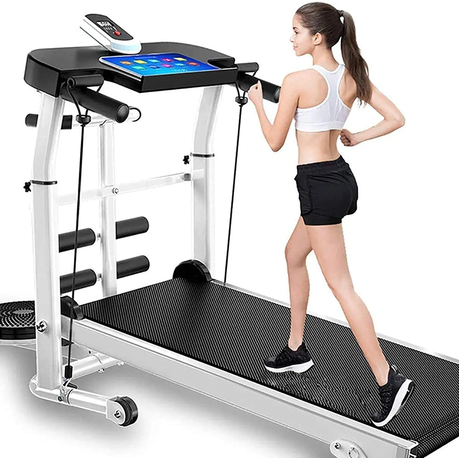 Tapis Roulant Walkingpad Eu-Stock Tapis Roulant Pieghevole Multifunzionale Mini Fitness Home Tapis Roulant Da Palestra Pieghevole