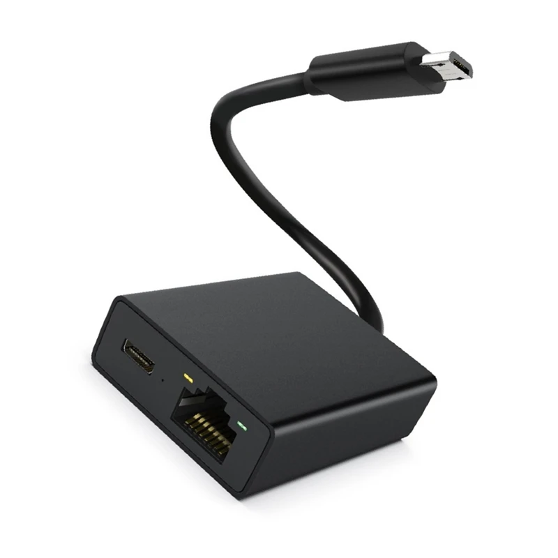 Adattatore Ethernet Micro-Usb Scheda Di Rete Da Micro-Usb A 100M Per Router Switch Ethernet 4K Fire Tv Stick