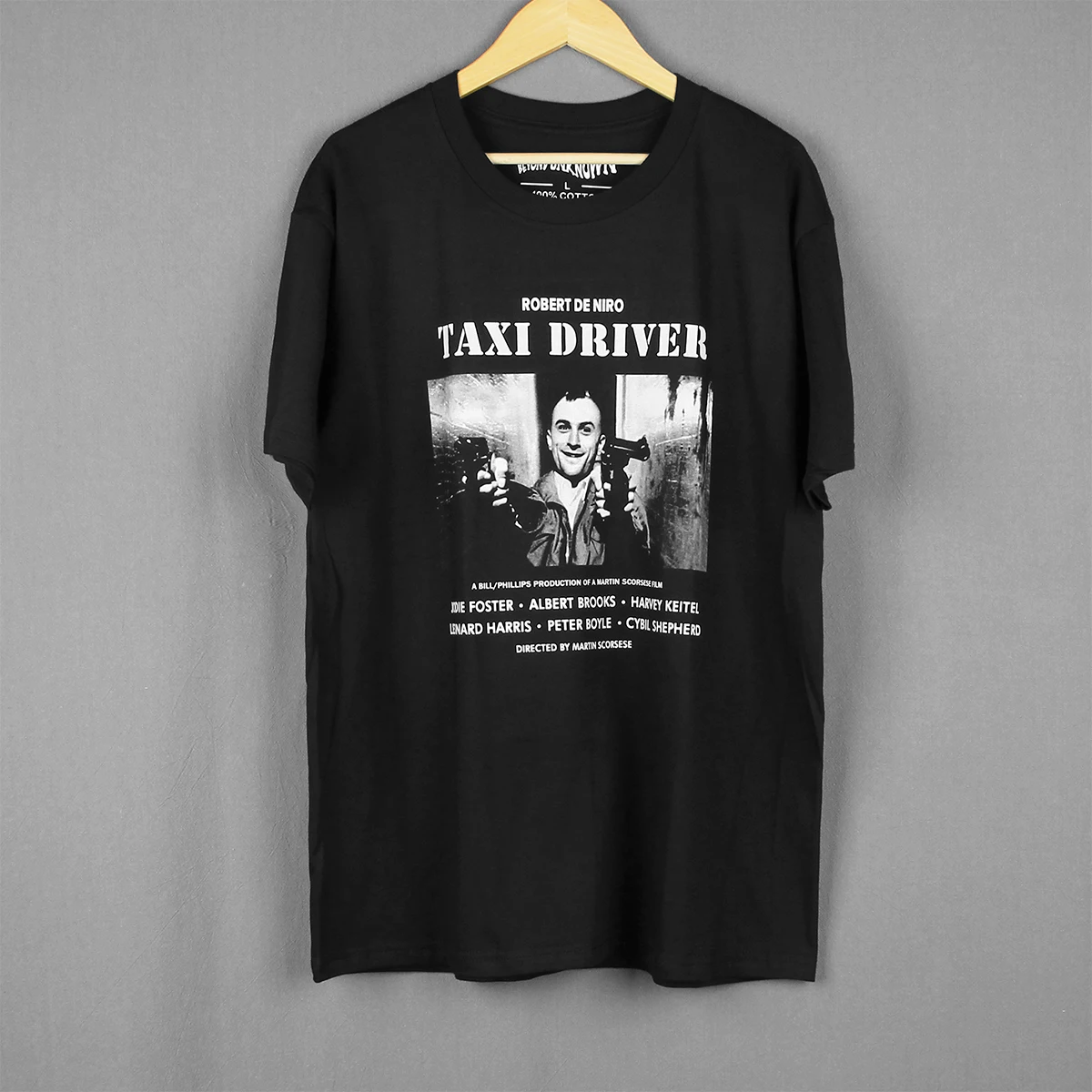 Taxi Driver T-Shirt Robert De Niro Movie Raging Bull Natural Born Killer Men Cotton Tee