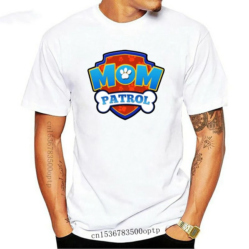 New Mom Patrol T-Shirt Family Birthday Gift Mothers Day Women Ladies Top
