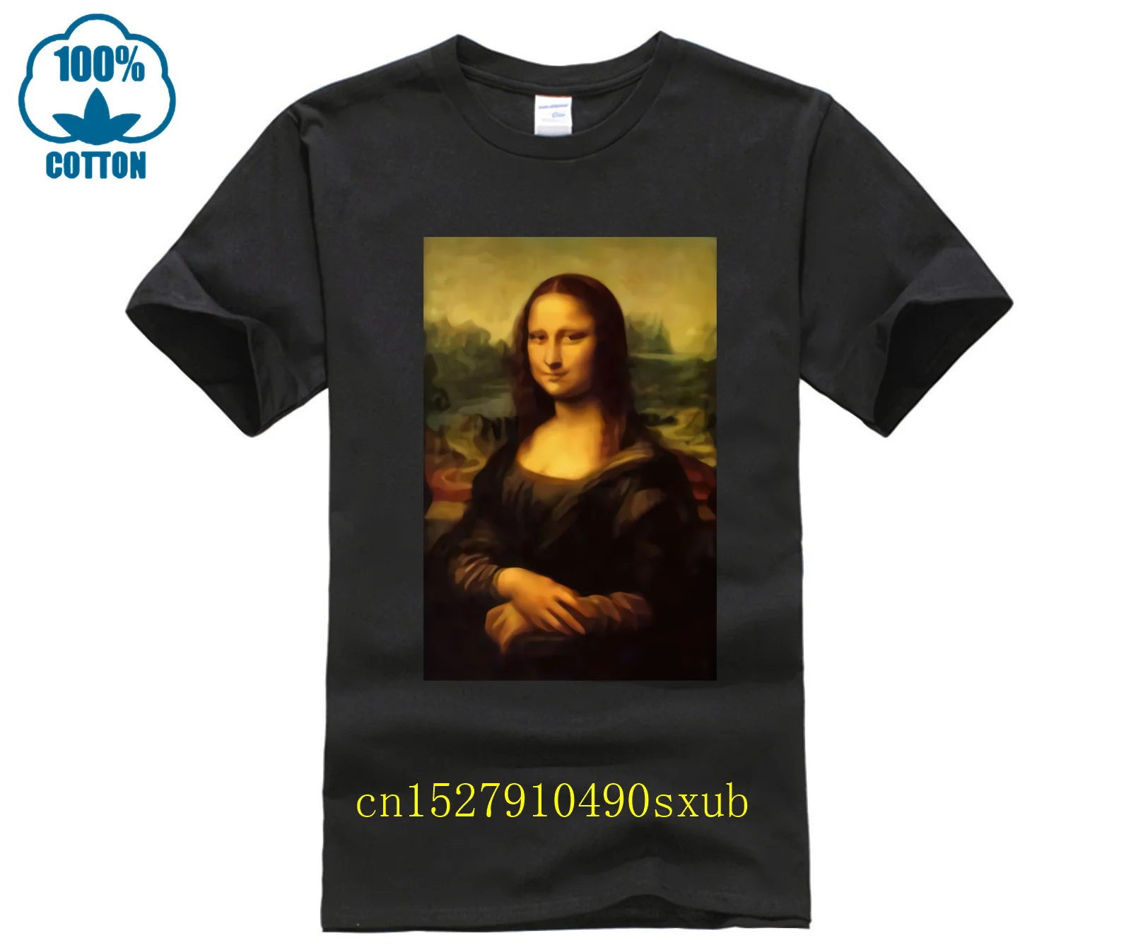 Mona Lisa (La Gioconda) T-Shirt Da Uomo T-Shirt