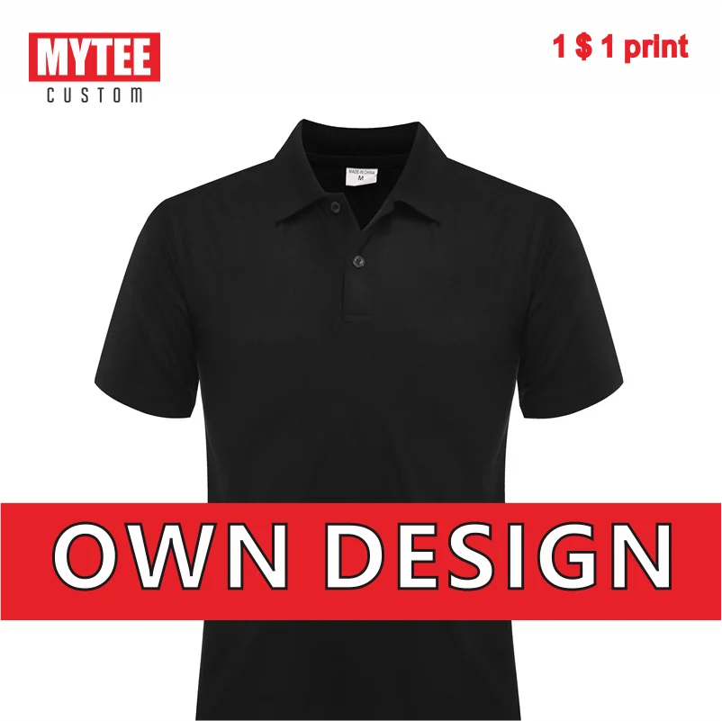 Mytee Polo Custom Cheap Men T-Shirt Personal Group Ricamato Mens Tinta Unita Polo Logo Personalizzato