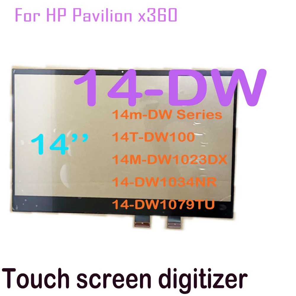 Ordina Il Digitalizzatore Da 14.0 ''Per Hp Pavilion X360 14-Dw 14M-Dw 14T-Dw Series 14T-Dw100 Muslimatexactile Touch