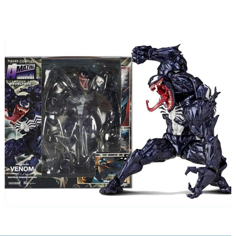 Marvel Venom Action Figure Anime The Amazing Spider-Man Mobile Collection Model Toys