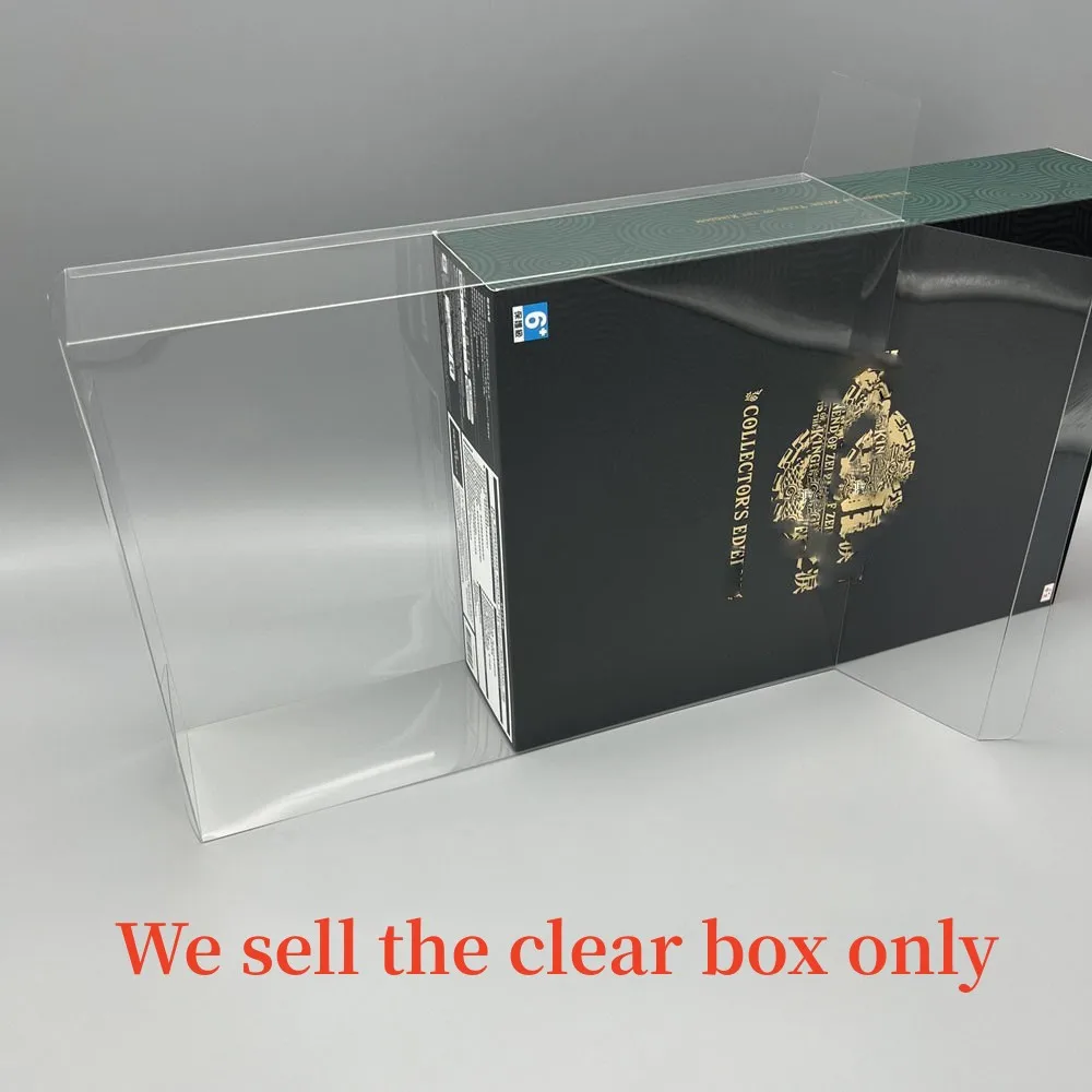 Eu Au Us Clear Box Per Switch Ns For The Legend Of Zelda:Tears Of Kingdom Collector'S Edition Version Game Storage Display Box