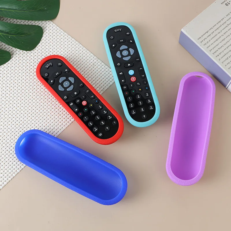 Custodia In Silicone Per Sky Glass, Copertura Per Telecomando Spessa Per Sky Q Ec101/Custodia Remota Non Touch/Touch/Mini/Box/Argento/Bluetooth