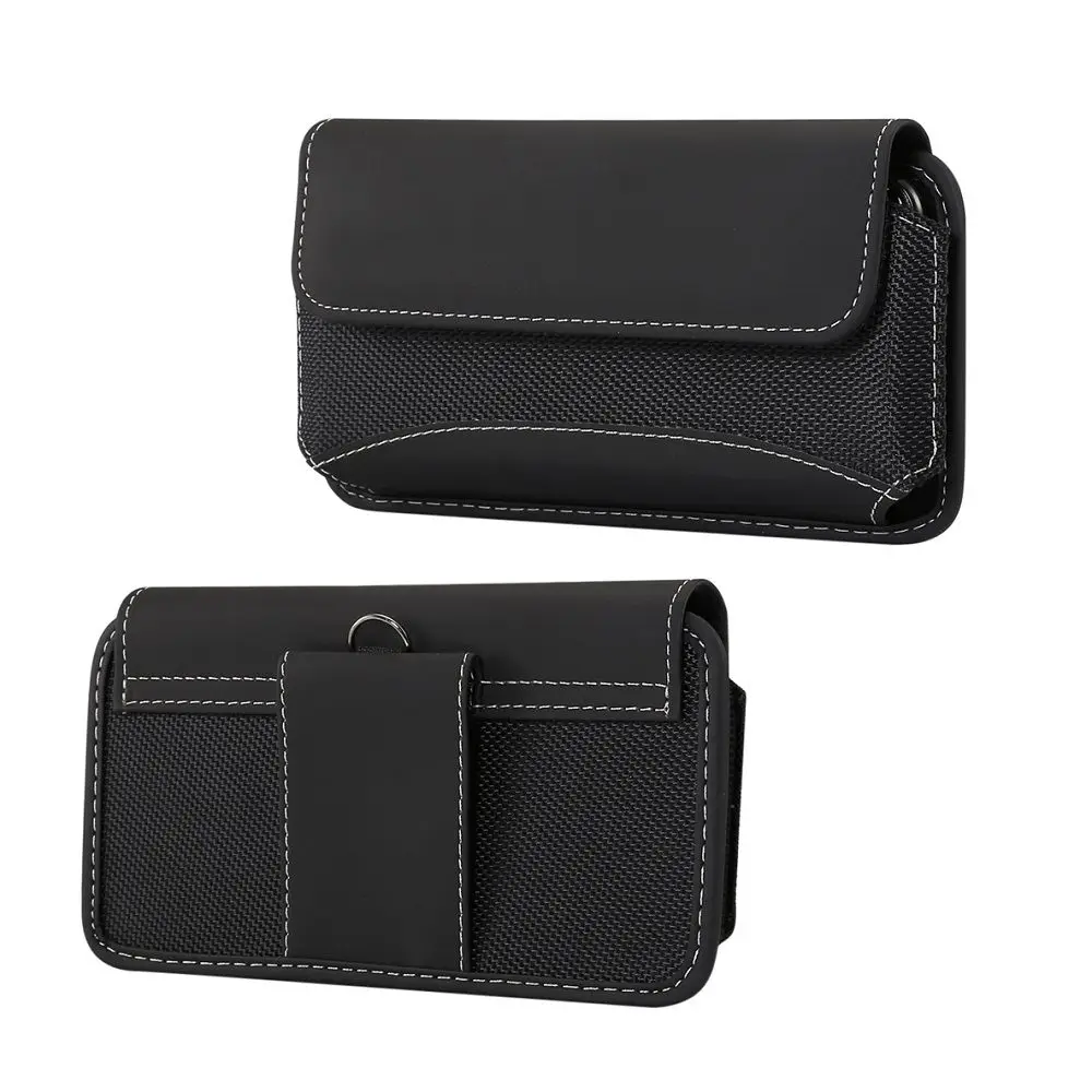 Dfvmobile-Copertura Della Cassa Della Cinghia Orizzontale In Pelle Di Nuovo Disegno E Nylon Per Lenovo Vibe S1 Lite (2016)