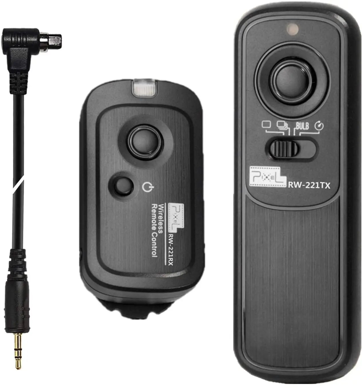 Pixel Rw-221 Wireless Shutter Release Timer Telecomando (Dc0 Dc2 N3 E3 S1 S2) Cavo Per Canon Nikon Sony Camera Vs Tw283 Rc-6