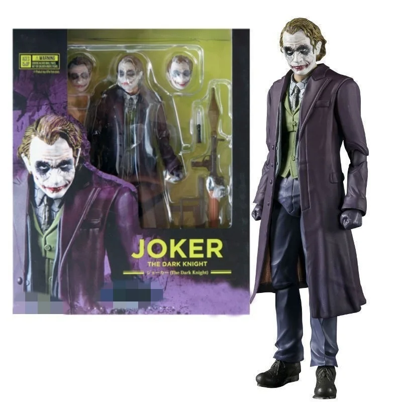 Bandai Shf Batman Joker Action Figure Toys 15Cm Di Alta Qualità Joker Statue Model Doll Ornamento Da Collezione Regali