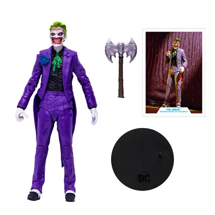 Mcfarlane Batman Morte Della Famiglia Joker Articolato Action Figure Giocattoli 17Cm
