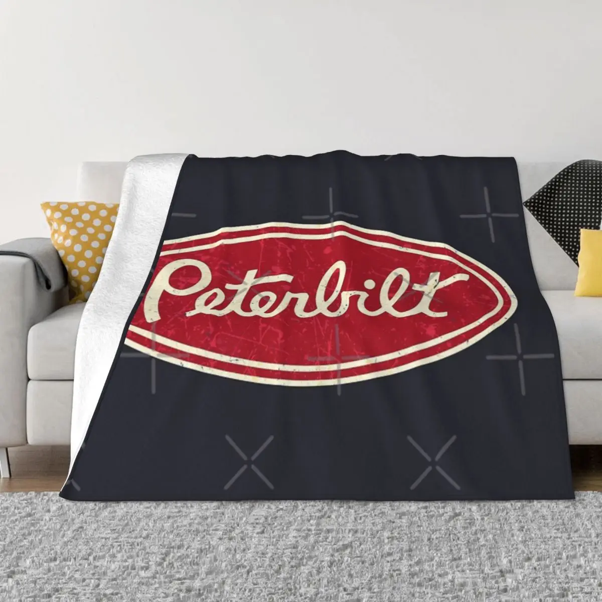 Peterbilt Truck Racing Copriletto Vintage Sul Letto Coperta Vintage Per Letto