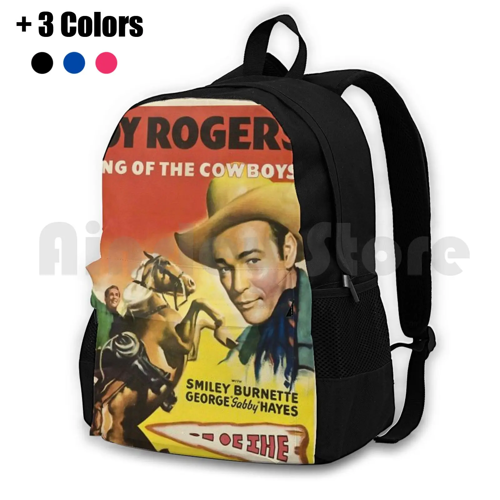 Roy Rogers Zaino Da Trekking All'Aperto Impermeabile Campeggio Viaggio Roy Rogers Westerns Film