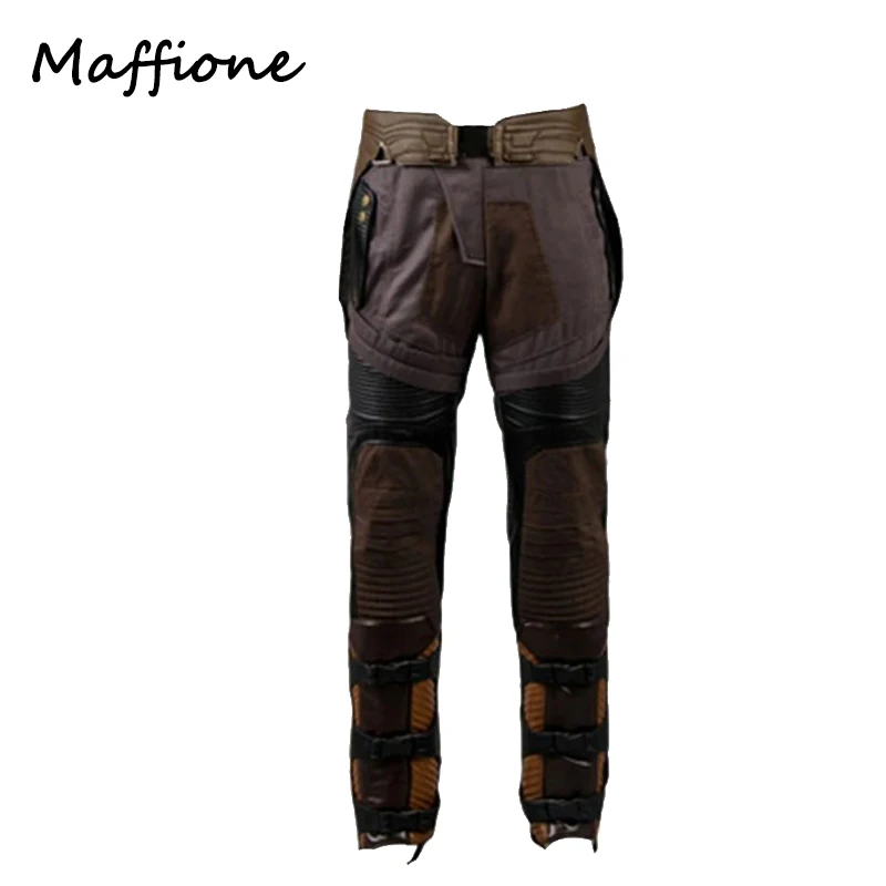 Peter Jason Quill Cosplay Men Customem Pants Star Lord Role Play Pantaloni Abiti Adulto Maschio Halloween Carnival Clothes