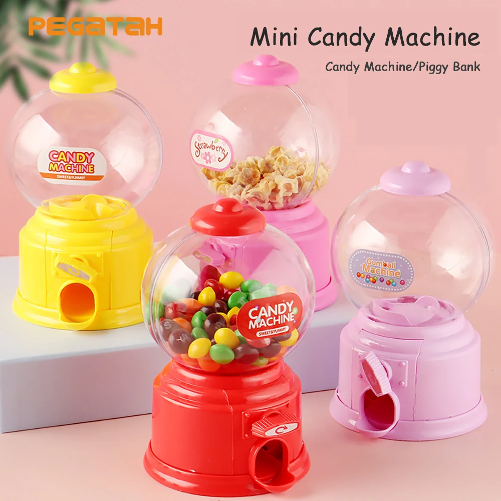 Carino Candy Salvadanaio Mini Dolci Macchina Bambini Bolla Regalo Bambini Salvadanaio Giocattoli Dispenser Gumball Salvadanaio Decorazioni Per La Casa