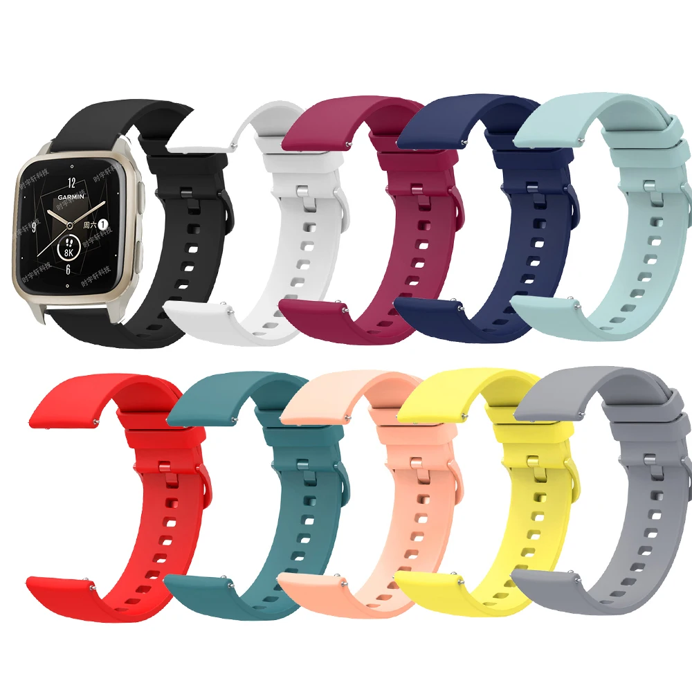 Per Garmin Venu/Sq/Sq 2/2 Plus Smart Watch Band 20Mm Bracciale Per Garmin Vivoactive 3 5 Strap Forerunner 245 645 158 55 Correa