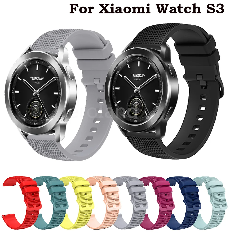 Cinturino Cinturino Per Xiaomi Watch S3 /Mi Watch S1 Cinturino Attivo Cinturino In Silicone Per Cinturino Garmin Vivoactive 5 3