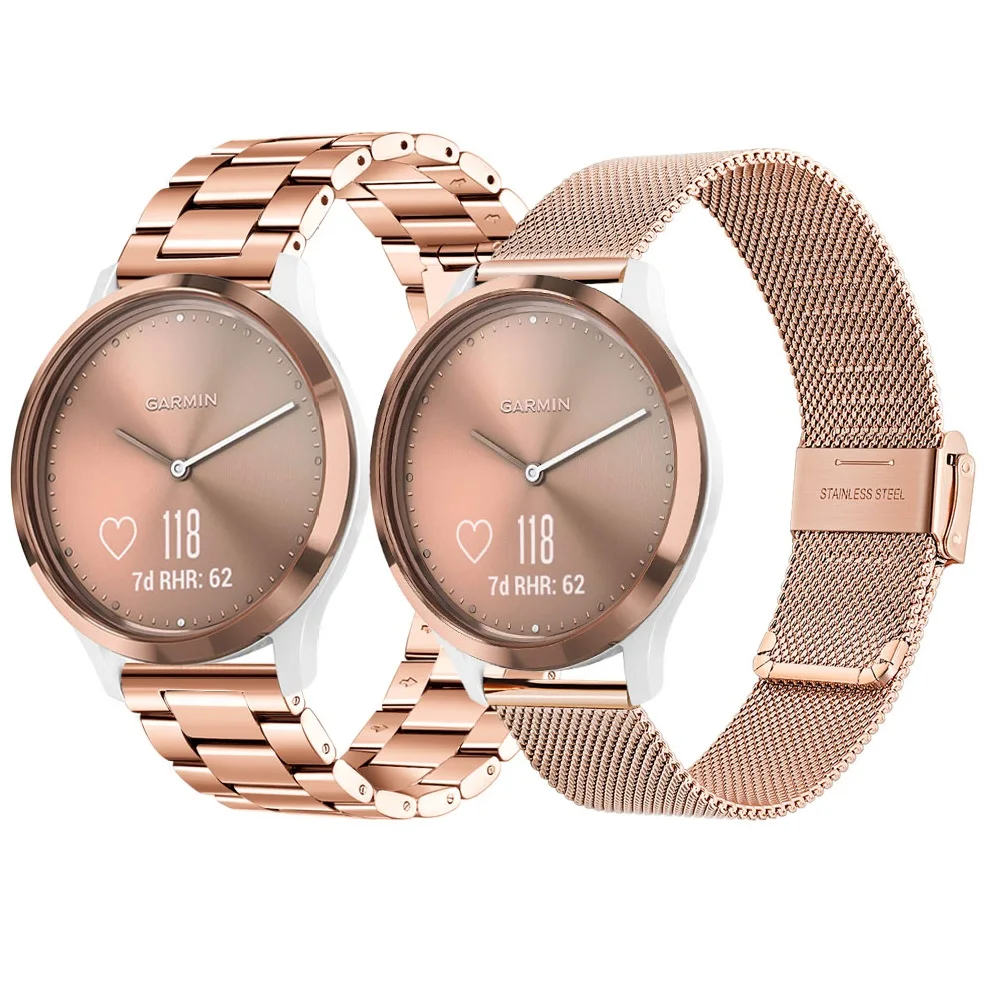 Cinturino Milanese Loop Per Garmin Vivoactive 4 Per Fossil Gen 5 Carlyle Gen 5 Julianna Gen 5 Garrett Gen 5 Carlyle Hr