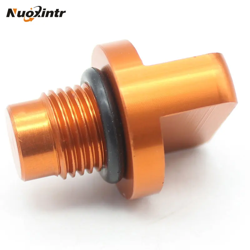 Nuoxintr Cnc In Alluminio Arancione Motocross Oil Drain Plug Bolt Modifica Moto Per Ktm Duke 125 200 390 Rc 390 125