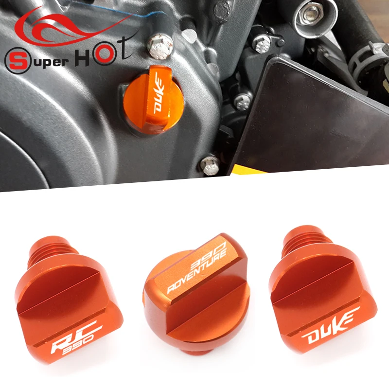 Per Ktm 390 Adventure Rc390 Duke390 Rc Duke 390 250 200 125 390 Adventure Accessori Moto Tappo Di Scarico Olio Magnetico Motore