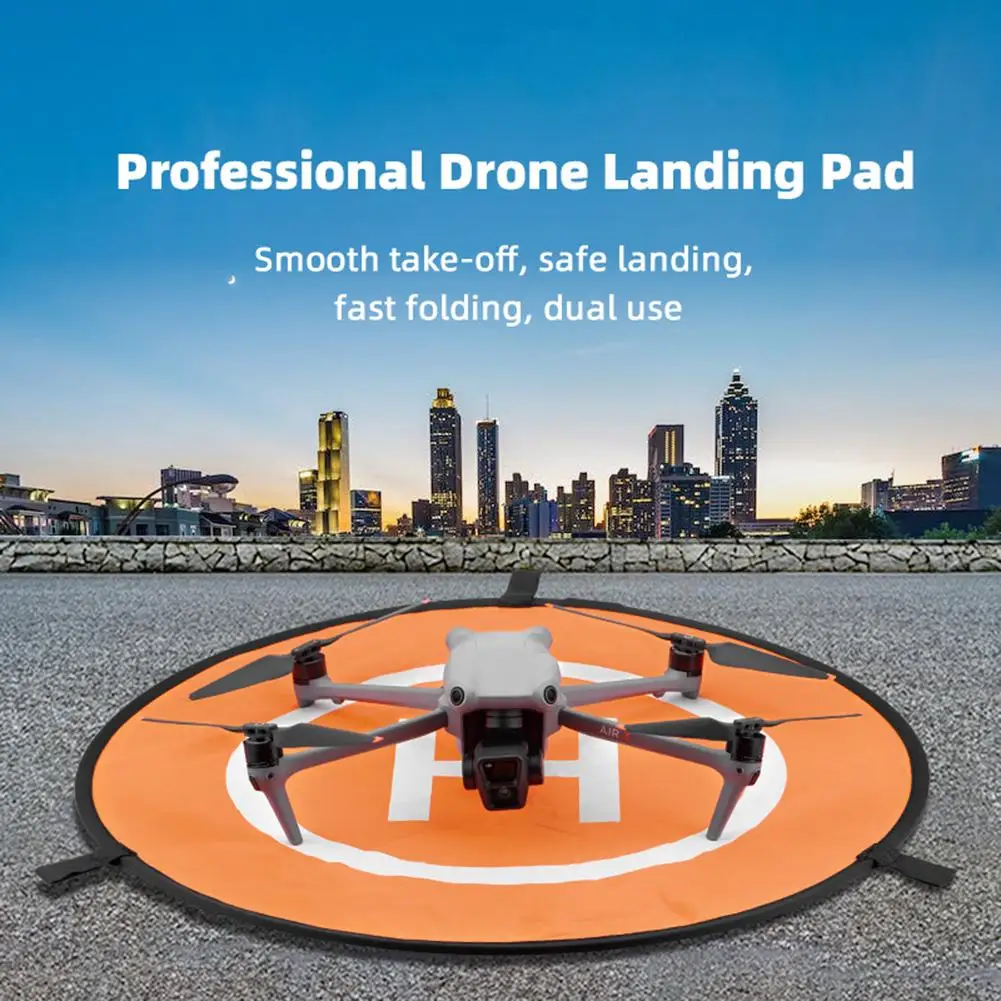 15.7 Pollici Impermeabile Drone Landing Pad Double-Sided Helipad Drone Mini Spark Pad Con Custodia Striscia Riflettente