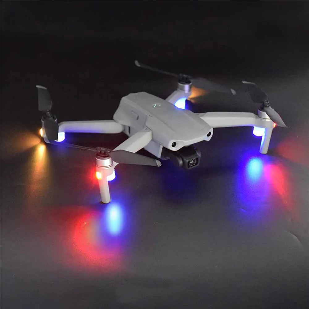 Luce Di Volo Notturna Universale Da 4 Pezzi Con Batteria Per Dji Mavic Air 2/Mavic Mini/Mavic Pro/Spark/Mavic Air 1/Mavic 2 Pro Zoom Drone