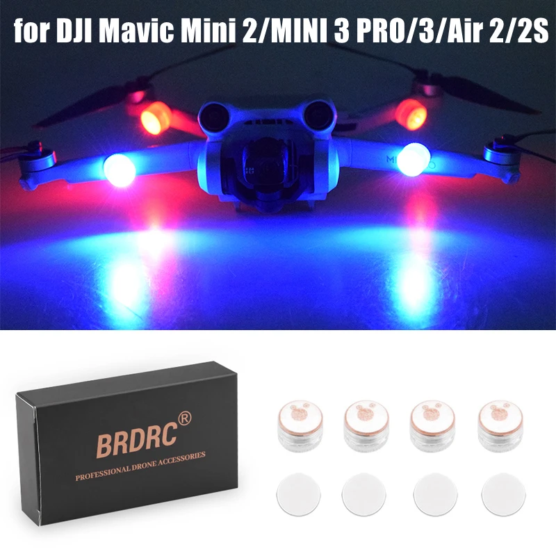 Night Flight Led Strobe Light Per Dji Avata/Mavic 3/Air 2 2S Mini 2/Mini 3 Pro/2 Pro Zoom/Fpv Combo/Phantom Drone Accessori