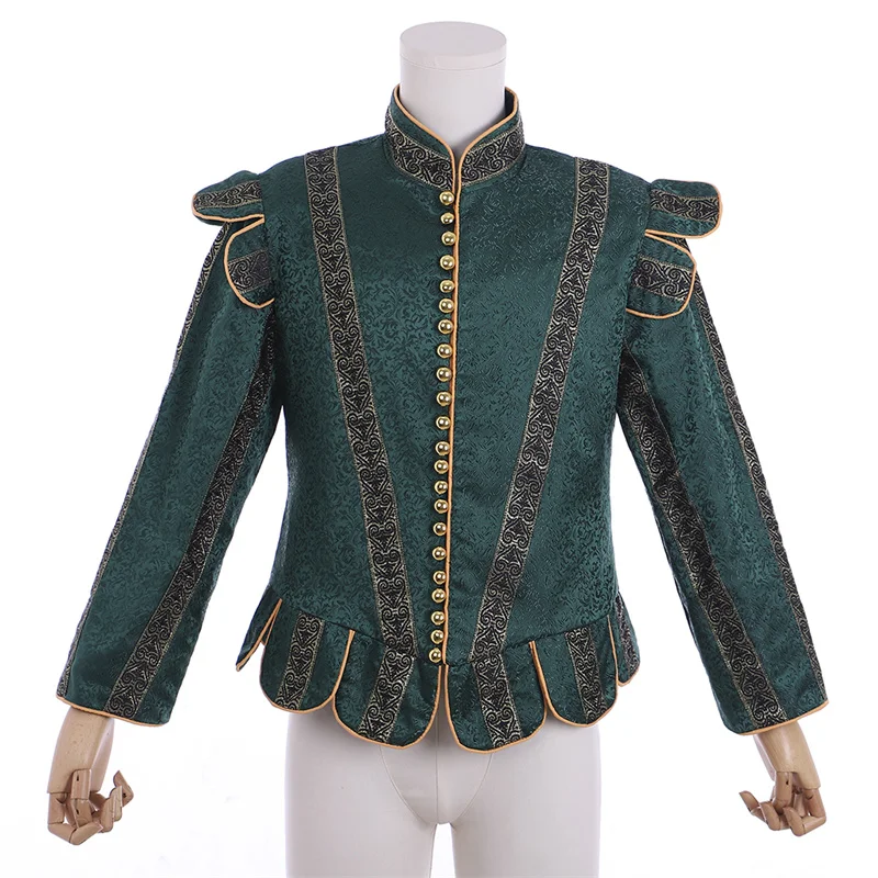 Tudors Men Style Outfit Henry Tudor Jerkin Doublet Renaissance Nobleman Doublet Costume Cosplay Medievale Custom Made