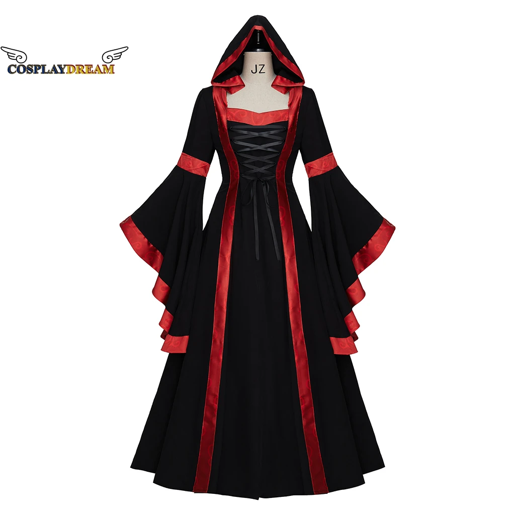 Tudor Periodo Vestito Anne Boleyn Style Dress Cosplay Costume Donna Party Dress Medievale Historical Victorian Queen Dress
