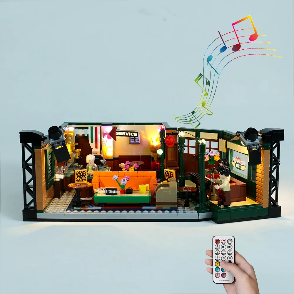 Kit Luci A Led Per 21319 Idee Serie Televisione Amici Perk Centrale Non Includere Il Modello