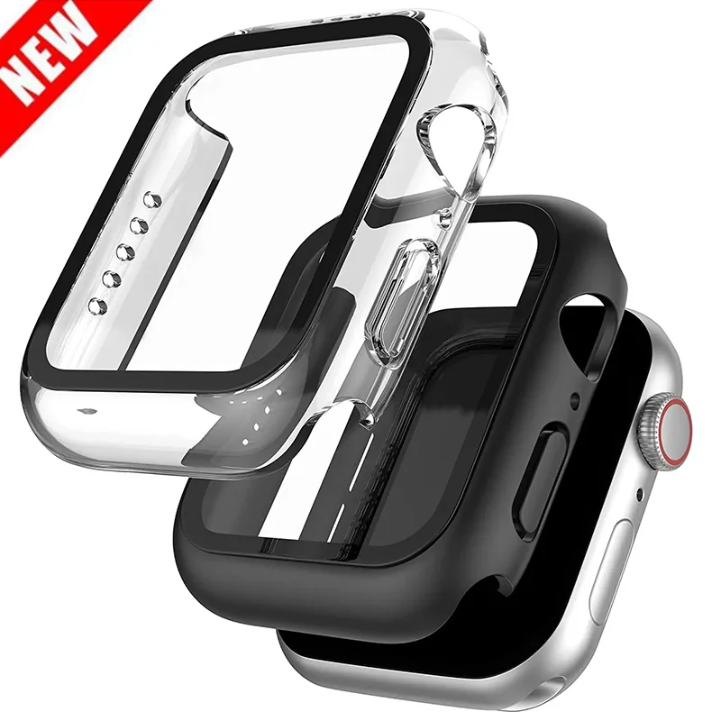 Proteggi Schermo In Vetro Temperato Per Apple Watch Series 7 8 6 5 4 3 Se 2024 41Mm 45Mm 44Mm 40Mm Iwatch Protezione Pellicola Protettiva