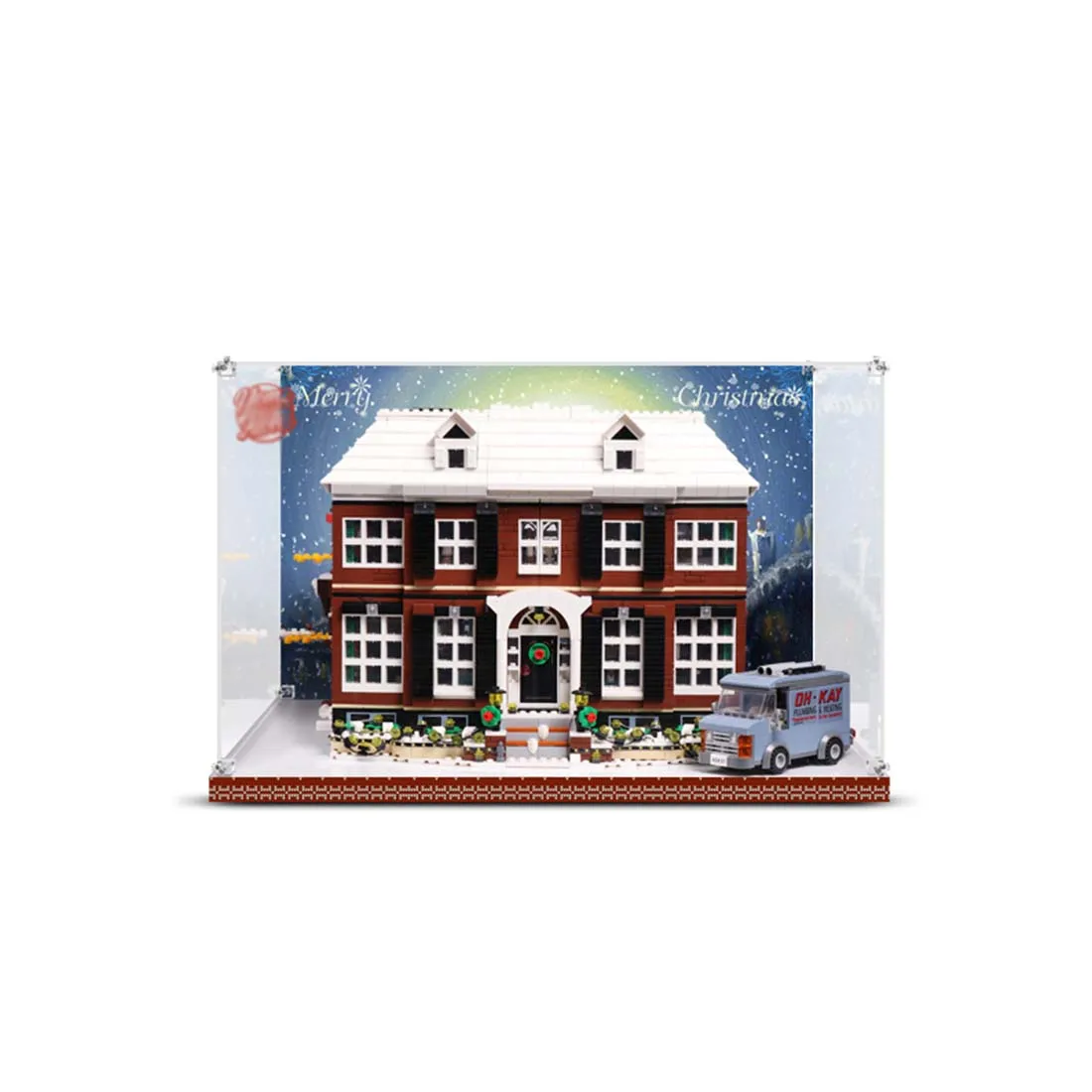 Nuova Scatola Di Visualizzazione In Acrilico Per Lego 21330 Home Alone Building Blocks Display Vetrina Coperchio Antipolvere (Non Includere Il Modello