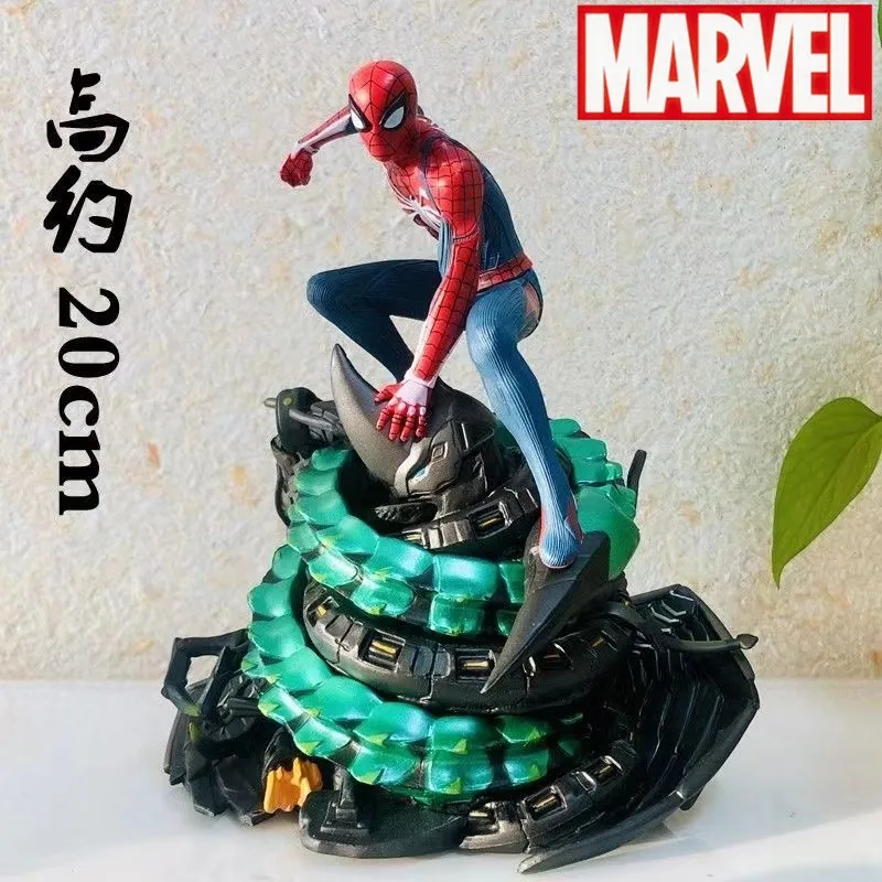 Anime Marvel 20Cm Limited Ps4 Spider Man Collectors Edition Spiderman Pvc Action Figure Model Decoration Toys For Boys Gifts