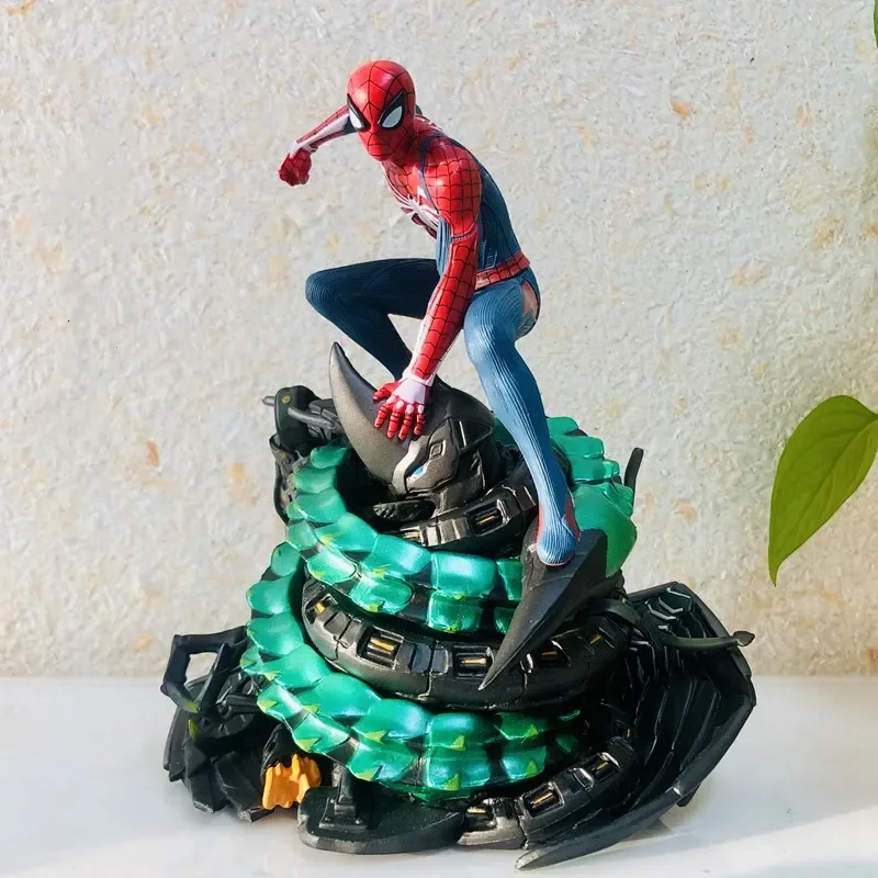 Anime Marvel Limited Ps4 Spider Man Collectors Edition Spiderman 20Cm Pvc Action Figure Model Decoration Toys For Boys Gifts
