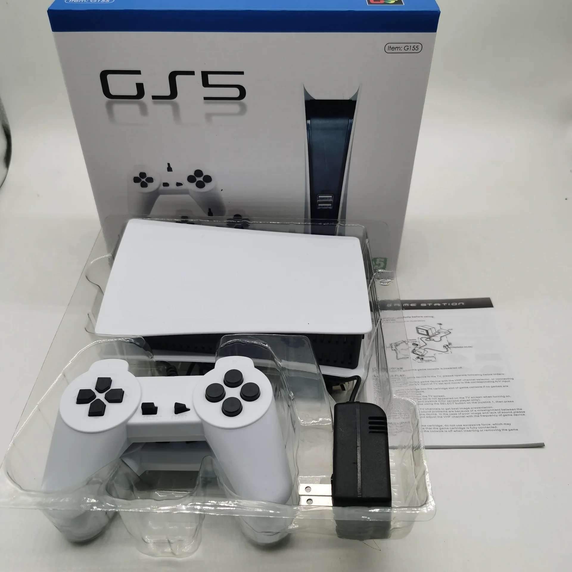 Console 8 Bit Retro Consola Video Juegos 200 Giochi Classici Stazione Gs5 Integrata Uscita Av Gamepad Portatile Cablata Usb