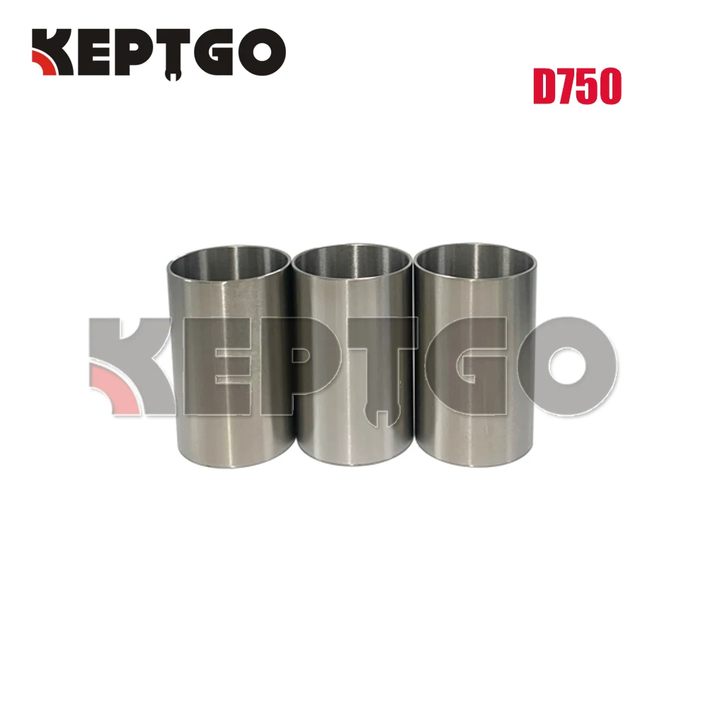 Nuovo Rivestimento Del Cilindro Del Motore D750 Semilavorato Per Kubota (3 Pezzi)