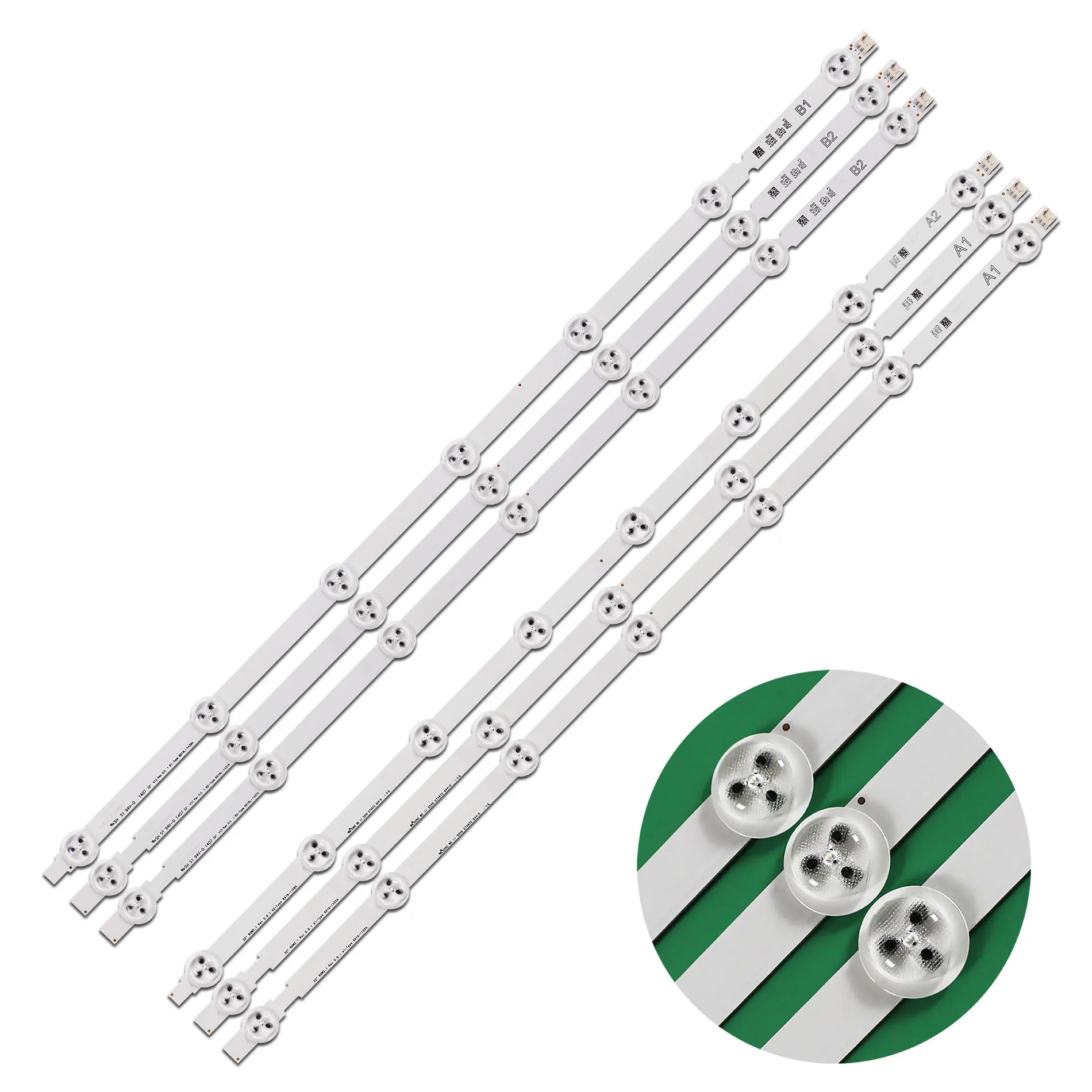 Retroilluminazione A Led Per 6916L-1106A 6916L-1105A 6916L-1204A 6916L-1205A 32Ln570V 32Ln545B 32Ln5180 6916L-1295A 32Ln531
