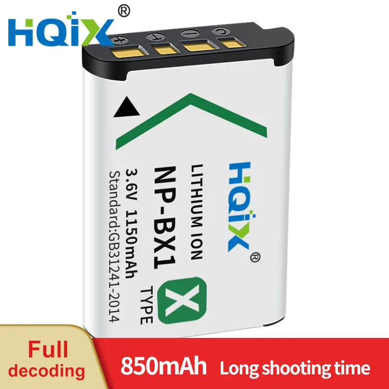 Hqix Per Sony Zv1 Dsc-Hx350 Rx1 Rx1R Ii Rx100 Ii Rx100 Iii Rx100 Iv Rx100 V Rx100 V A Rx100 Vi Caricabatteria Per Fotocamera Np-Bx1