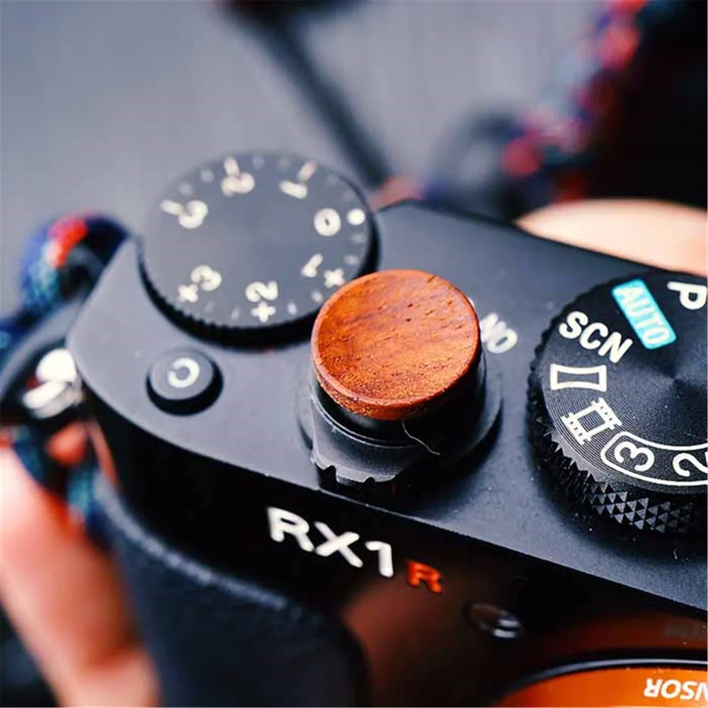 Per Sony Rx1Rm2 Rx1Rii Rx1 Rx1R Pulsante Di Rilascio Dell'Otturatore In Legno