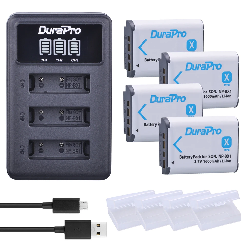 Per Sony Np-Bx1 Npbx1 Np Bx1 Batteria Charger Set Per Sony Zv-1 Dsc Rx1 Rx100 Rx100Iii M3 M2 Wx300 Hx300 Hx400 Hx50 Hx60 Gwp88