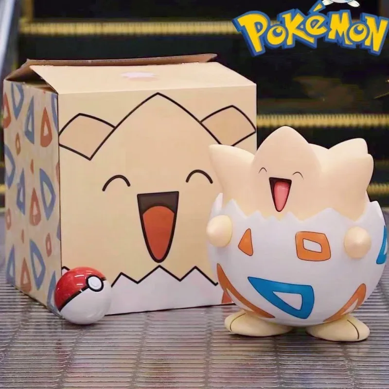 Pokemon Anime Figure Togepi Big Size Kawaii Manga Figma Action Figure Doll Model Ornament Statue Modello Da Collezione Figurine Toy