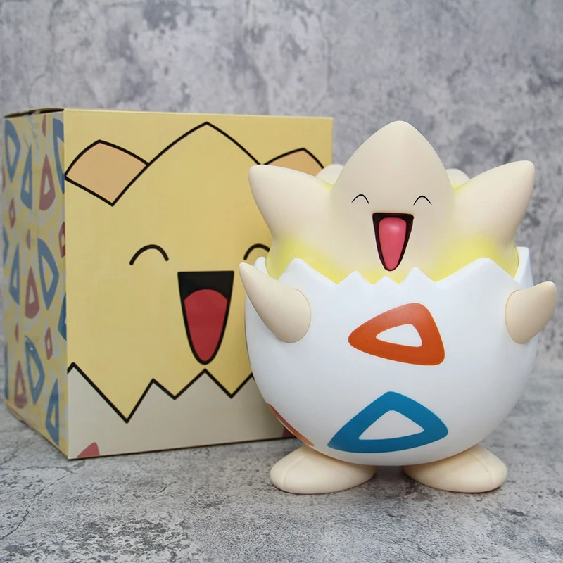 Pokemon Anime Figure Togepi Big Size Kawaii Manga Figma Action Figure Modello Di Bambola Regali Per Bambini Bambole Modello A Mano Giocattoli Da Tavol