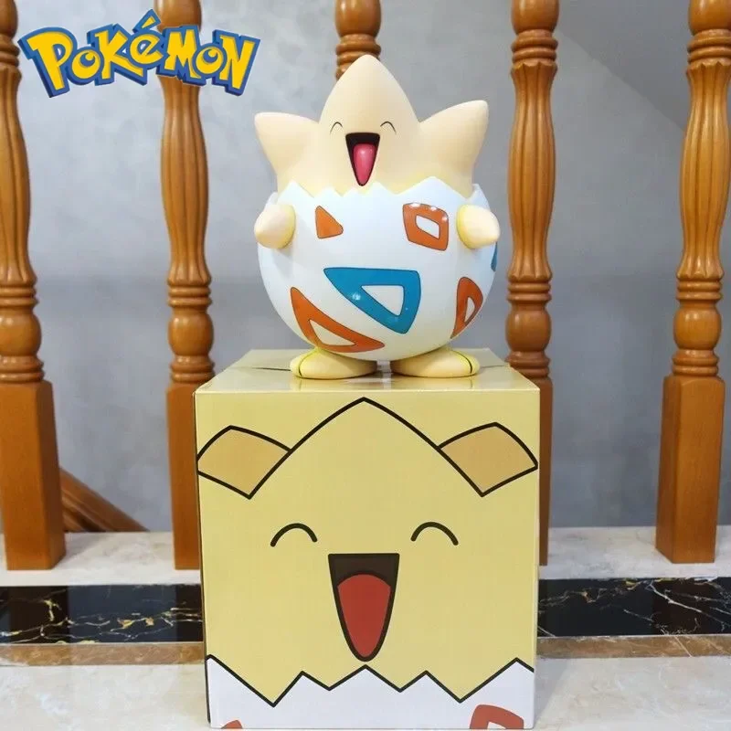 Pokemon Anime Figure Togepi Big Size Kawaii Manga Figma Action Figure Doll Model Ornament Statue Modello Da Collezione Figurine Toy