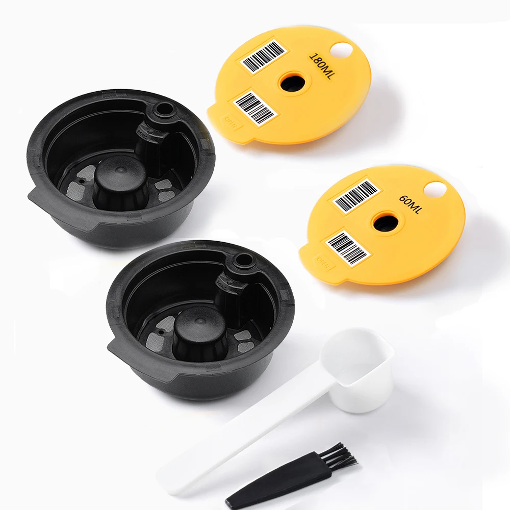Per Bosch Capsule Di Caffè Riutilizzabili Riutilizzabili Per Tassimo Happy Suny Vivy Nespresso Coffee Maker Filtri Accessori Di Carta