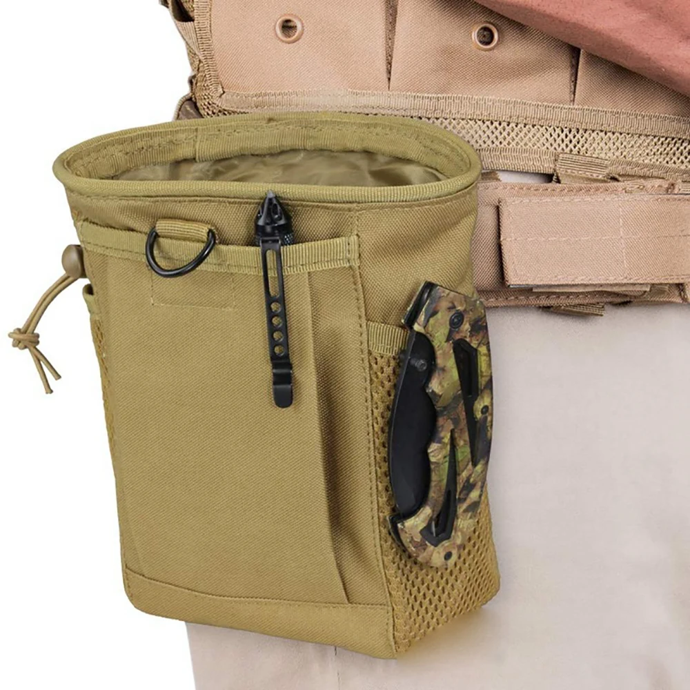 Molle Magazine Dump Pouch Coulisse Utility Belt Softair Military Airsoft Accessori Da Caccia Edc Goods Ammo Pouch