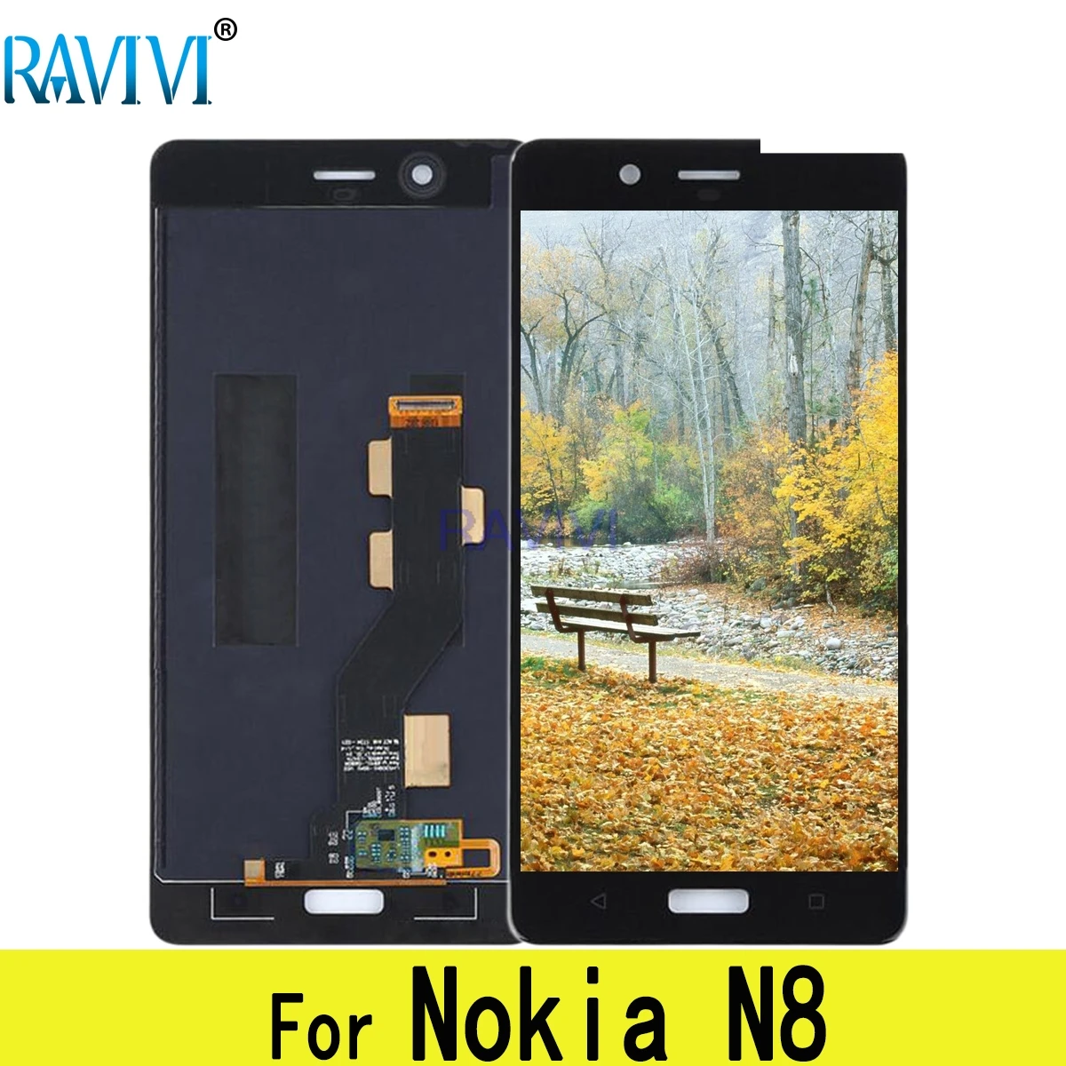 5.3 "N8 Lcdper Nokia 8 N8 Display Lcd Ta-1012 Ta-1004 Ta-1052 Touch Screen Digitizer Assembly Sostituzione Per Nokia 8 N8