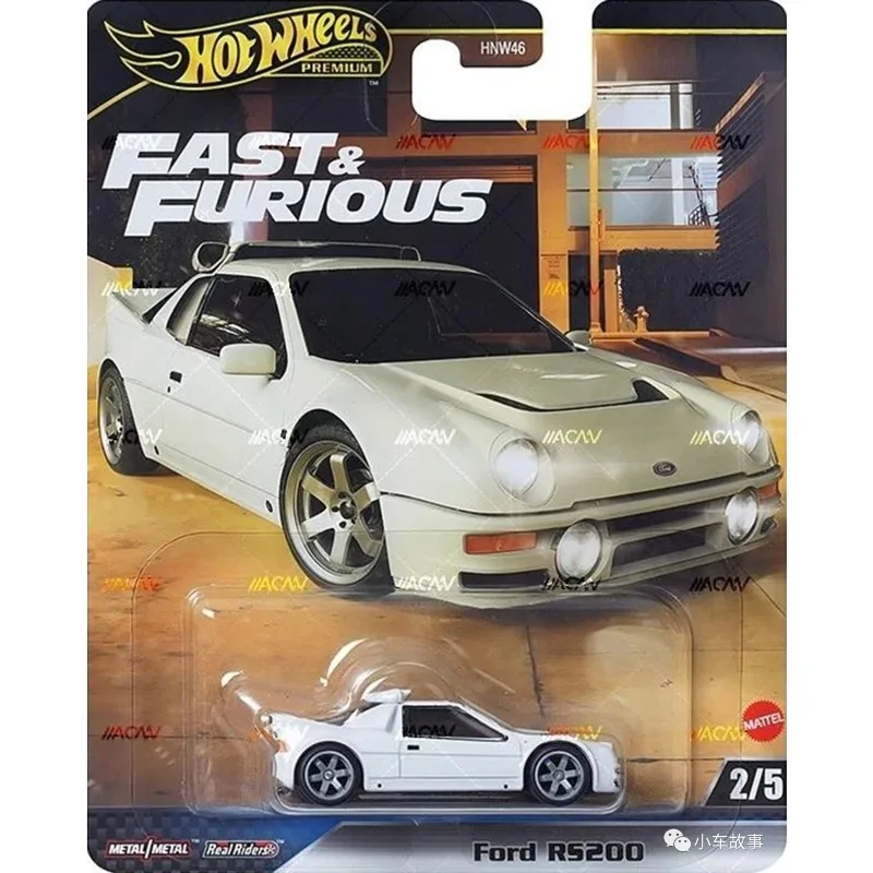 Original Hot Wheels Premium Car Fast & Furious Ford Rs200 Toys For Boys 1/64 Diecast Voiture Modello In Metallo Collettore Regalo Di Compleanno